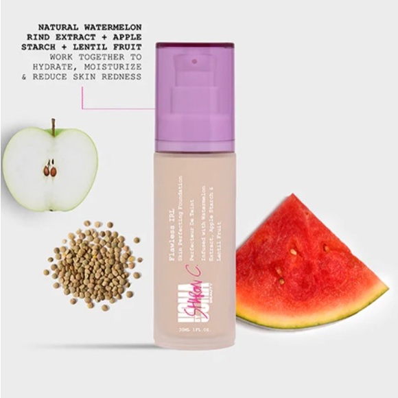 ⭐️5 For 25⭐️ Uoma by Sharon C IRL Skin Perfecting Foundation White Pearl T4 - Picture 8 of 9